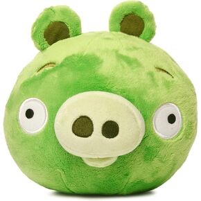 Mighty Mojo Angry Birds - Green Pig - 7 Inch Collectible Plush Doll - Officially Licensed - Super Soft, Cuddly Doll for Kids and Adults - Original Series