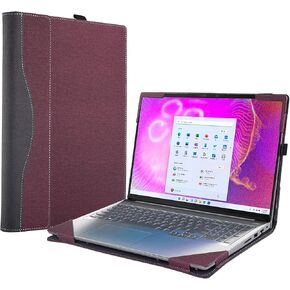 Laptop Case Cover for Lenovo IdeaPad 5 Pro Gen 6 7 8 16 inch/IdeaPad Slim 5i Pro 16 2023 [Not Other Models] Notebook Sleeve Computer Bag Protective PU Leather Shell (16 inch, Blue)