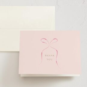 Minted Thank You Cards Pack, Set of 10 Folded Thank You Cards with Envelopes, Blank Card, Botanical Floral Design, Luxurious Paper, Designed by Independent Artists, Wedding, Baby Gifts & Bridal Shower