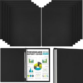 30 PCS 8.5 '' X 11 '' COVERBoard Covers ، 3 '' السعة السعة المعدنية الشق مع الضاغط ، وحجم الحروف ، ومجلد تقرير العرض لربط التقارير ، ومستندات المقترحات (الأزرق) بدقة (الأزرق) in Kuwait