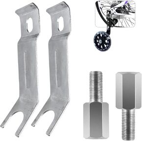 Axle Extenders for traiing Wheels,Stabiliser Extension Bolts for 12,14,16,18,20,22,24inch Kids Bike/Mountain Bike