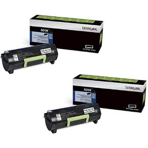 Lexmark 501H (50F1H00) High Yield Toner Cartridge 2-Pack