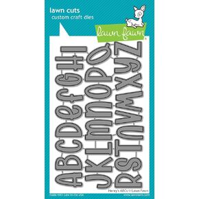 LAWN FAWN Henry's Abc's Lawn Cuts Custom Craft Die