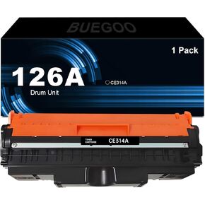 BUEGOO CE314A 126A Black Imaging Drum Unit Compatible for Pro MFP M176n M177fw M275 M175a M175nw MFP CP1025 CP1025nw CP1025 Printer | 1 Pack