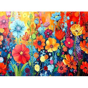 GOUOYANA Adult Diamond Painting Set, 5D Halloween Horror Pumpkin DIY Full Diamond Diamond Painting Set (Suitable for Beginners), Premium Gem Dots Home Wall Decoration Gift (13.78x13.78 inches)