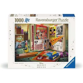 Ravensburger 1960 Mickey Moments 1000 Piece Jigsaw Puzzle| Unique and Engaging Jigsaw | Softclick Technology Ideal Gift for Puzzle Enthusiasts and Disney Fans