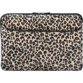Protective Padded 13-inch Leopard Print Laptop Sleeve for 13-inch MacBook Air, Pro