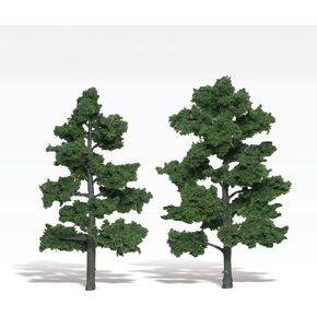 WOODLAND SCENICS TR1516 Asmb Tree Medium Green 6-7 WOOU9516