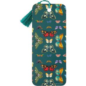 C.R. Gibson CBMC-25648 N Squared Bold Striped Leatherette Page Corner Bookmark Set, 2" x 2", Multicolor, 4 Pieces