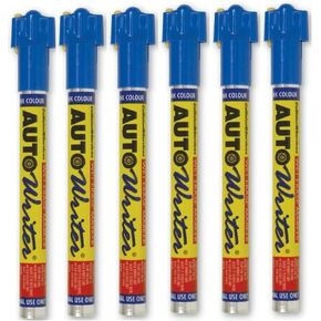 U.S. Chemical & Plastics AUTOWRITER Auto Writer PENS Blue (USC-37001) - 6 Pens