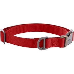 Carhartt Field Dog Collar, Fully Adjustable, Durable 600-Denier Fabric W/Reflective Wordmark for Visibility, Rose Tint, Large