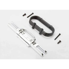 Traxxas 5336A Chrome Rear Bumper with Mount, Revo, 428-Pack