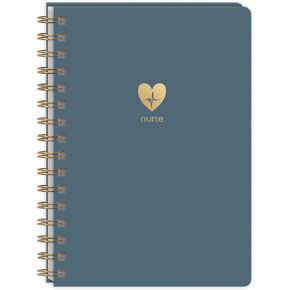 Nurse Icons Heart Spiral Vegan Leather Journal (80947)