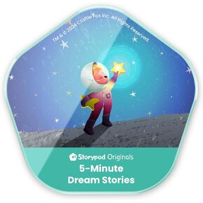 Storypod | 5 Minute Dream Stories | Token for The Storypod Audio Learning System | SEL Audio Learning & Interactive Fun