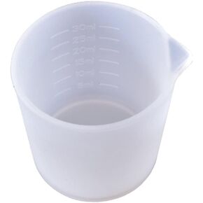 30ml Resin Cup n-Stick Silicone Cup Silicone Measuring Cup Reusable Mixing Cup with Precise Scale for Jewelry Silicone