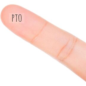 PTO Planner Stickers, 120 Clear Paid Time Off Work Labels Scrapbooking Crafting Stickers