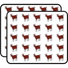 Goat Sticker for Scrapbooking, Calendars, Arts, Kids DIY Crafts, Album, Bullet Journals 50 Pack