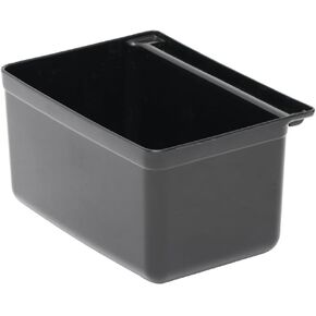 HUBERT Cutlery Bin for Service Carts Black Plastic Utility Cart - 13 5/64" L x 9 11/64" W x 7 3/32" H