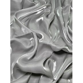 Wet Liquid Shimmery Chiffon Fabric - 100% Polyester - Dreamy Drapery Fabric - Perfect Chiffon Cloth for Formalwear, Overlays & Dance Costumes – Lightweight – 58 Inches Width – 1 Yard (Black)