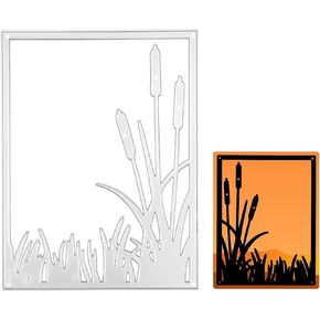 Metal Cutting Die for Scrapbooking New Cutting Dies DIY Album Card Making Decor Paper Craft Metal Die Cuts Party Wedding Decorations (Square Tussock 4.57 x 3.47 in)