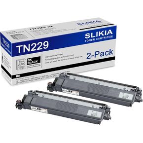 2-Pack Black TN229 Toner Cartridge: Compatible TN229 TN-229 Replacement for Brother HL-L3220CDW L3280CDW L3295CDW L3300CDW L8245CDW MFC-L3720CDW MFC-L3765CDW L3780CDW L8395CDW Printer