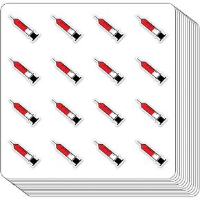 Blood Test Draw Planner Stickers, 0.5in Monthly Scrapbooking Kids DIY Arts Crafting 208-Pack