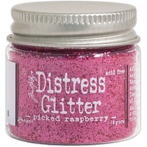 Ranger Tim Holtz Distress Glitter, 1-Ounce, Picked Raspberry
