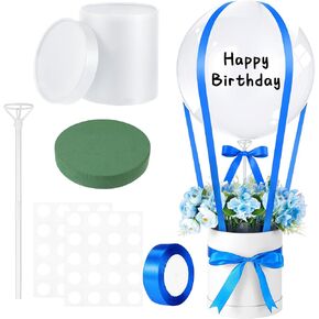 Surprise Gift Box with Balloons for Wedding Birthday Mother's Day Father's Day Graduation Party, Can Be Filled with Roses Chocolates Candies(Black)