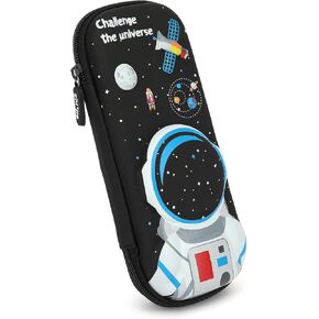Pencil Case for Boys Girls 3D EVA Cartoon Large Capacity School Kids Teen Student Waterproof Pencil Pouch Organizer (Panda Green)