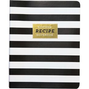 C.R. Gibson Wood Panel Rustic Spiral Recipe Journal, 100 Pages, 7.25" x 9" (QMR-18687)