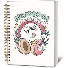 Vintage Bow Spiral Journal Notebook, Vintage Book Journal, Cottagecore Journal for Work Office School Student Teacher, Hardcover Spiral Notebook 80 Sheets -160 Pages 5.5x8.3 Inch