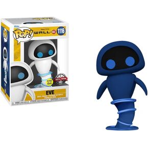 Funko Pop! Disney: Wall-E - Eve Flying - Glow in The Dark - Collectible Vinyl Figure - Gift Idea - Official Products - Toys for Kids and Adults - Movies Fans