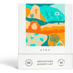 Utah Adventure Bucket List: 50 Scratch-Off Cards for Outdoor Activities, Tourist Attractions, and Road Trips - Perfect Travel Gift and Guide for Exploring