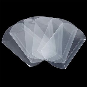 AKOAK 30 Pcs 3.54x2.76x0.98 inch Clear Plastic Pillow Gift Box, Candy Therapy Gift Box, Party Favorite Gift Box, Wedding Bride Shower, Baby Shower, Sweet Bag for Birthday Party Supplies