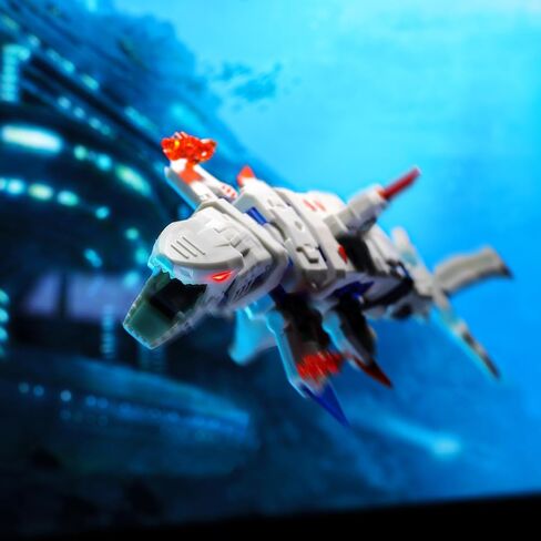 52TOYS BEASTBOX BB-17GW Great White Deformation Toys Action Figure, Converting Toys in Mecha and Cube, Perfect Birthday Party Gift for Teens and Adults, Based on Shark in Saudi Arabia
