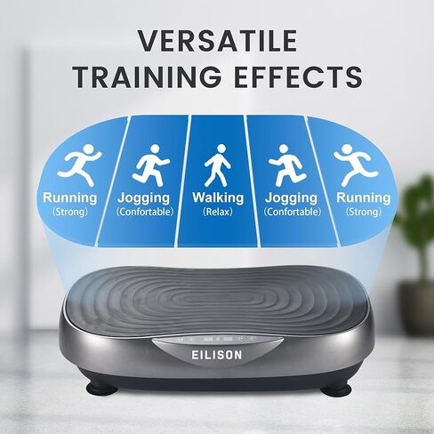 جهاز تمرين لوحة الاهتزاز من EILISON Fitpro - منصة لياقة بدنية بالاهتزاز لتمرين الجسم بالكامل مع أربطة حلقية - آلة التصريف اللمفاوي للتشكيل والتنغيم والعافية والانتعاش (Fitpro Purple) in Kuwait