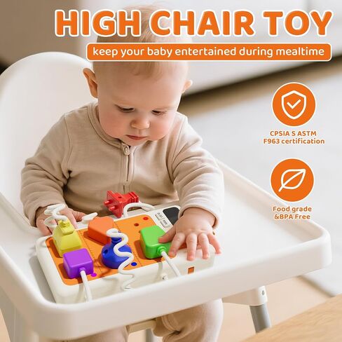 9 أجهزة كمبيوتر سد الحسية مخرج للأطفال الصغار 1-3 ، ألعاب Power Strip Montessori لعمر واحد ، ولوحة مزدحمة مع الضوء والأصوات ، هدية سفر السيارات للطائرات للطفل in Kuwait