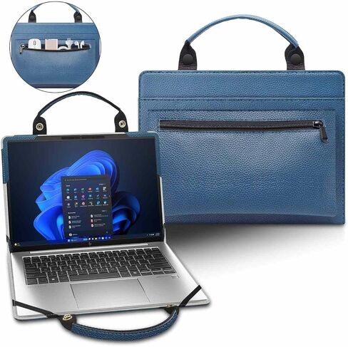 Laptop Case Cover Sleeve for HP Envy 17 17-bwXXXX 17-bw0011nr with Portable Bag with Bag Handle,Blue in Saudi Arabia
