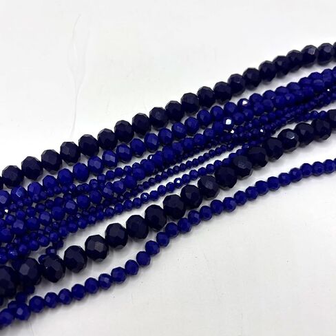 780pcs Briolette Crystal Glass حبات لصنع المجوهرات ، 3-10 ملم حبات كريستالية حمراء من 3 إلى 10 ملم للأساور ، روندل زجاجية بالتجميد لحرف نبيذ سحر الرياح in Kuwait
