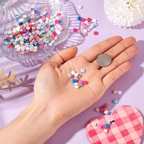 Pandahall 480pcs الحجر الهيماتيت Tila قوس قزح الهيماتيت مسطح الفاصل الفاصل الفضفاض in Saudi Arabia