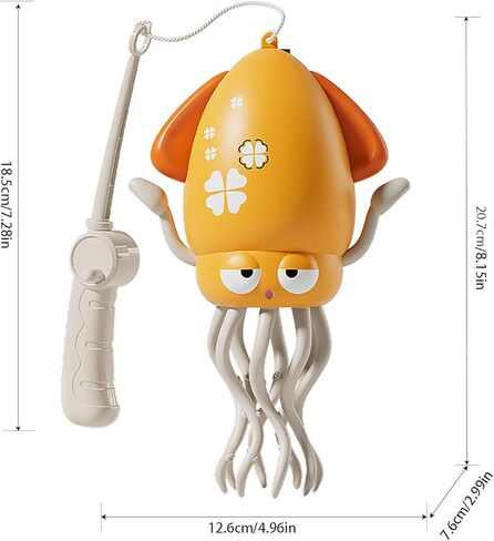 Magic Dancing Octopus Toy, Dancing Squid Toy, Electric Crawling Octopus with LED Lights & Music, Smart Obstacle Avoidance Sensor Toys, Interactive Auto-Dance Squid Gifts for Kids(Green) in Saudi Arabia