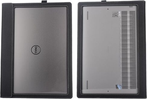 حالة غلاف الكمبيوتر المحمول لـ Dell Latitude 16 7650/7640 كمبيوتر محمول (لا يعمل مع نماذج Dell الأخرى). 2-in-1 PU الجلود القابلة للفصل كمبيوتر محمول (خليط رمادي) in Kuwait