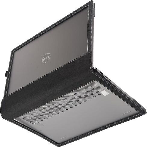 حالة غلاف الكمبيوتر المحمول لـ Dell Latitude 16 7650/7640 كمبيوتر محمول (لا يعمل مع نماذج Dell الأخرى). 2-in-1 PU الجلود القابلة للفصل كمبيوتر محمول (خليط رمادي) in Kuwait