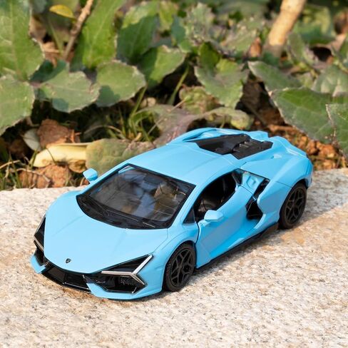 1/36 Lamborghini Reventon Toy Car, Model Car with Pull Back Function, Model Toys with Open Door, Suitable for Collection and Gift for Kids Toys (Blue) in Kuwait