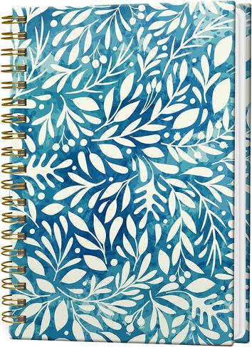 Spiral Notebook Journal for Women Men, A5 Hardcover Journal, 120 Pages Thick Paper, College Ruled Writing Notebook for School, Work & Office 8.3'' × 5.9''(Vintage Wood American Flag) in Kuwait