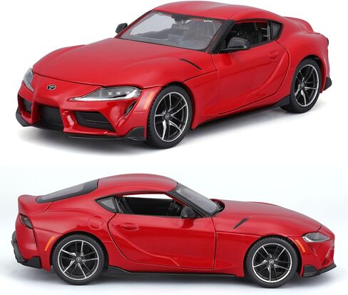 1/24 Model Car for Toyota Supra GR Static Die Cast Vehicles Collectible Model Car 32917 (Red) in Saudi Arabia