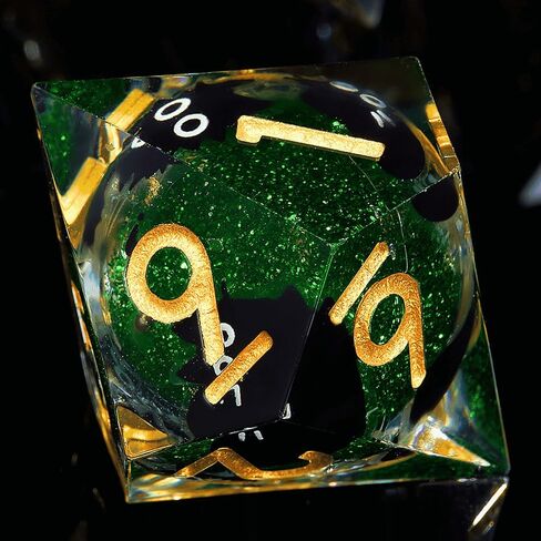 سائل Core Cat dnd dice set 7pcs مع مربع- حادة حادة لطيفة الراتنجات طراز الراتنجات الزنزانة و Dragons Dice for D&D ، ألعاب لعب الأدوار ، RPG ، MTG ، ألعاب الطاولة D20 D12 D10 D8 D6 D6 (Cathead-Purple) in Kuwait