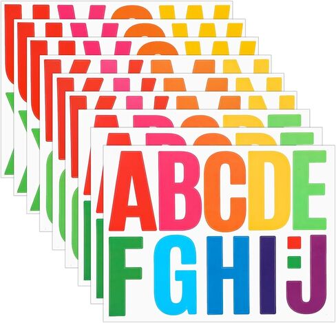 102pcs ملصقات رسائل كبيرة 4 بوصة الحروف الأبجدية رسائل Bulletin Board Letters للاصطدام الملق in Saudi Arabia