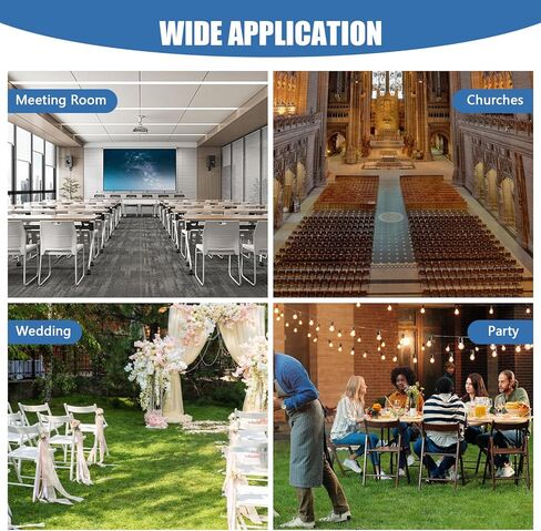 Folding Chair Rack, Folding Chair Storage for 25 Chairs, 380 lbs W Eight Capacity, Heavy Duty Metal Chair Rack, Black Chair Dolly with Lockable Wheels in Kuwait