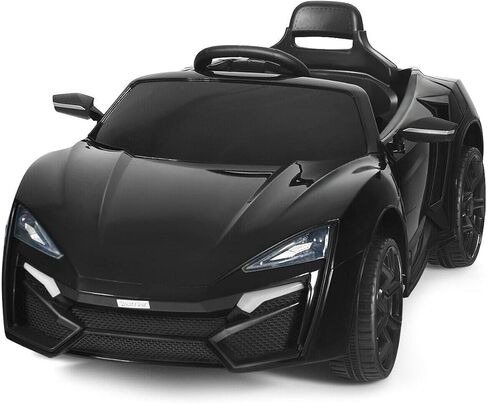HONEY JOY Pink Ride On Car, Jaguar F-Type, 12V Battery Powered Motorized Vehicle w/Remote Control, Spring Suspension, Double Doors, Lights, 4 Wheel Electric Vehicle for Kids, Gift for Boys Girls(Pink) in Saudi Arabia